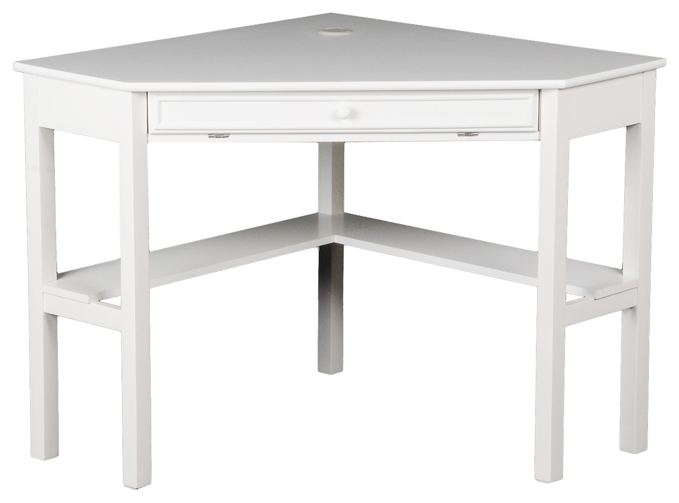 Corner Desk Beach Style Desks And Hutches by VirVentures Houzz