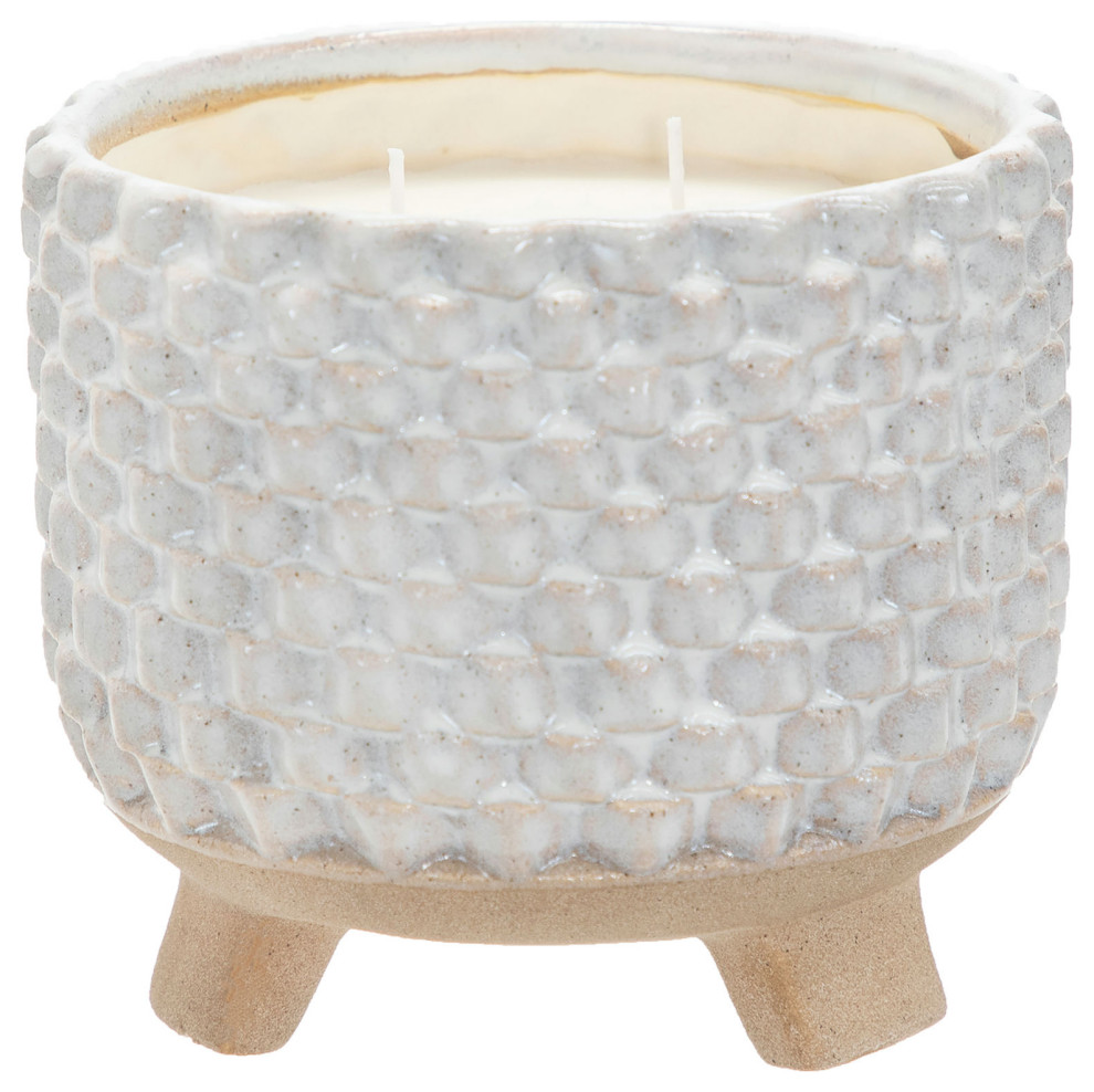 7" Woven Candle By Liv & Skye 27oz Contemporary Candles by Beyond