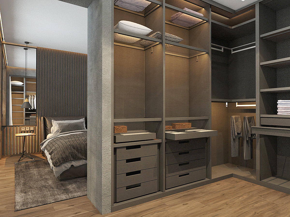 Проект дома общей площадью 198 м2