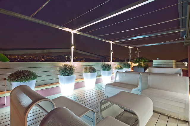 Office Terrace Design contemporaneo-terraza-y-balcon