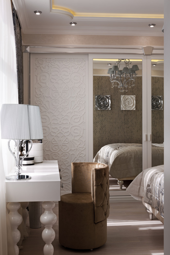 Светлые тона и зеркальные поверхности от Виктории Витковской