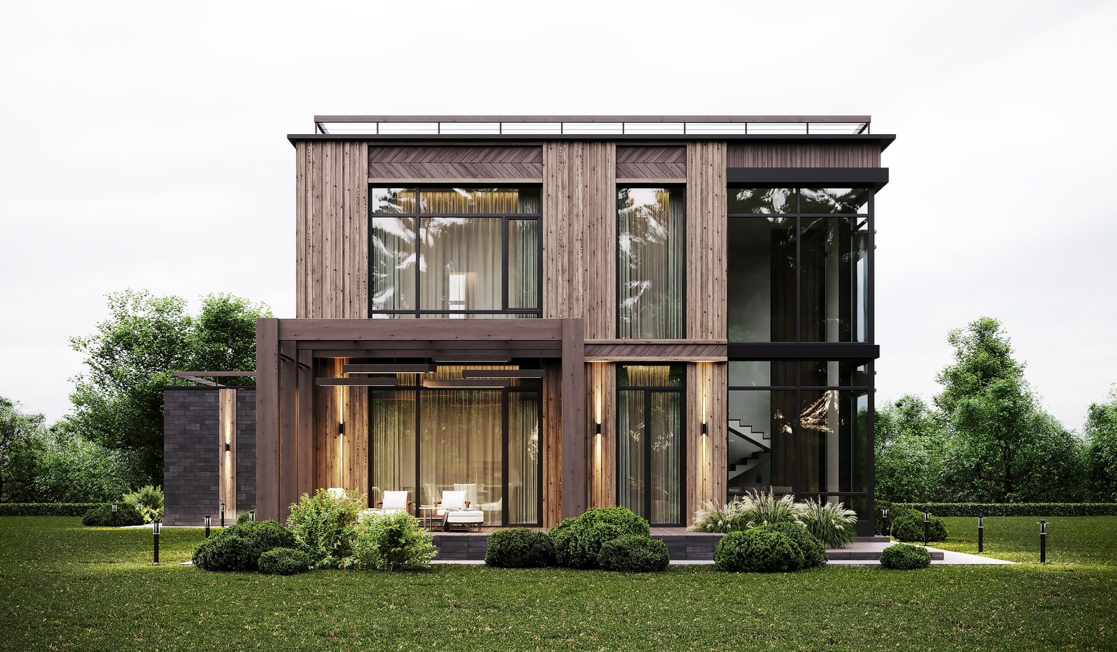 Современный коттедж в скандинавском стиле