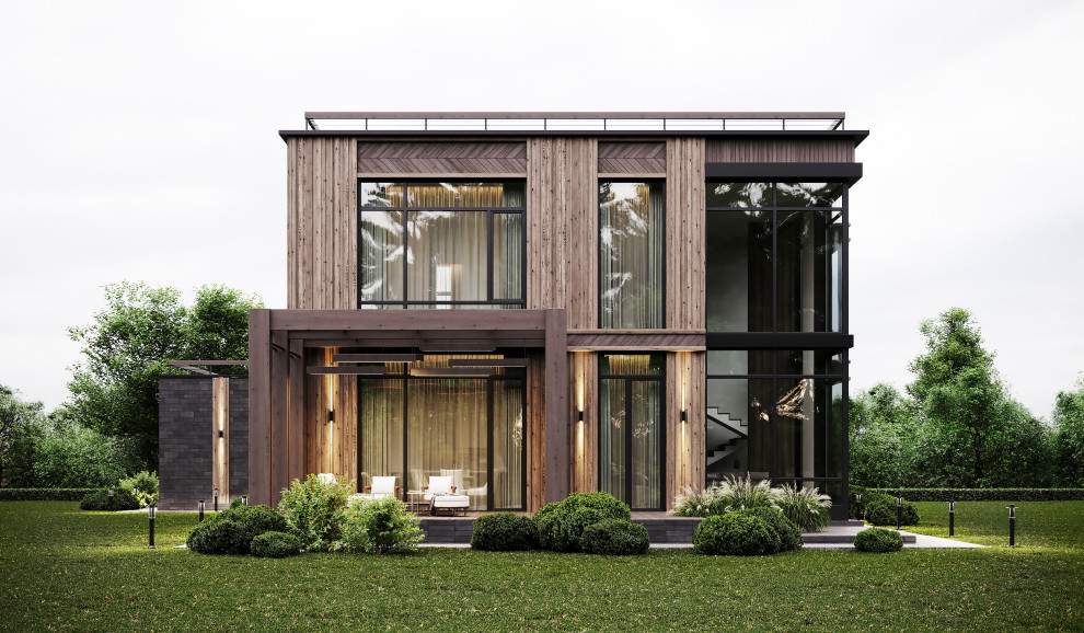 Современный коттедж в скандинавском стиле