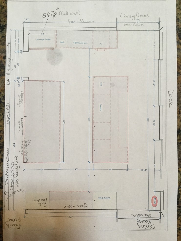 Kitchen layout help