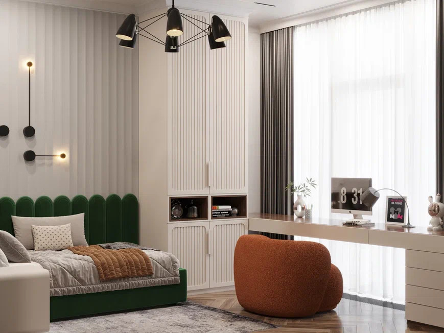 Квартира бизнес класса 75м² в стиле неоклассика