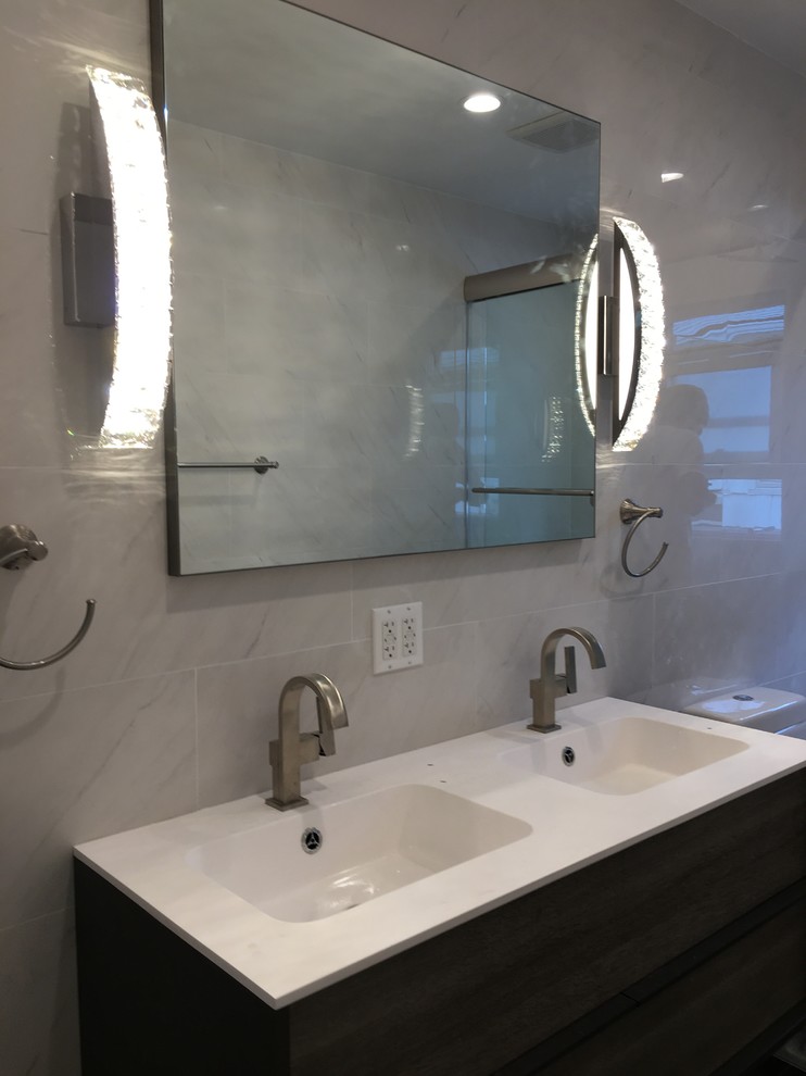 Bathroom renovation in two family house in Flushing