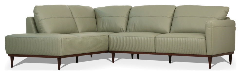 Acme Tampa Left Facing Sectional Sofa Midcentury