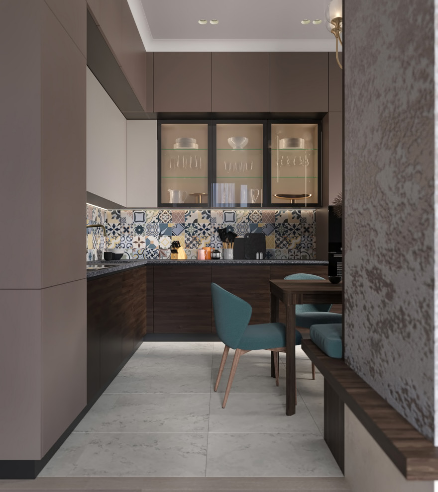 ЖК Серебряный Парк. Кухня-гостиная