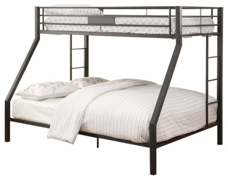 Acme Limbra Twin Xl Over Queen Bunk Bed, Full Over Queen Bunk Bed With Staircase