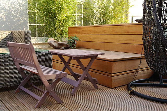 Dachterrassenlandschaft deck