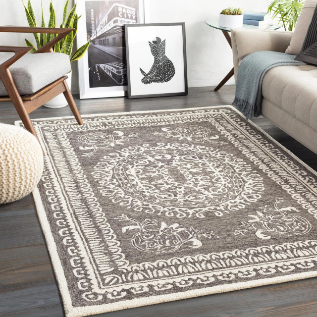 Newcastle Hand Tufted Area Rug Traditional Area Rugs by Super Area Rugs Houzz