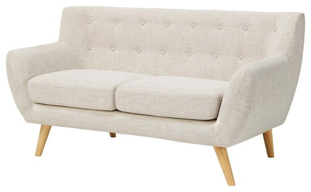 Modern Contemporary Urban Living Loveseat Sofa, Fabric - Midcentury -  Loveseats - by House Bound | Houzz