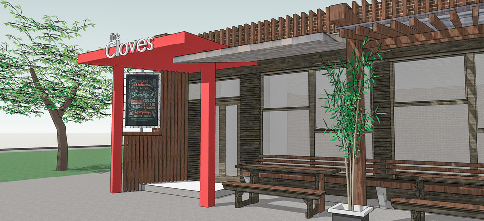 Разработка фасада пекарни