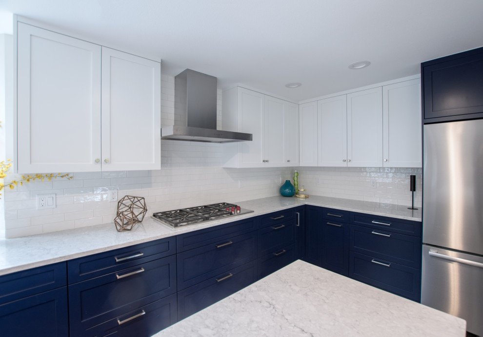 Inspiration for a transitional kitchen remodel in Seattle