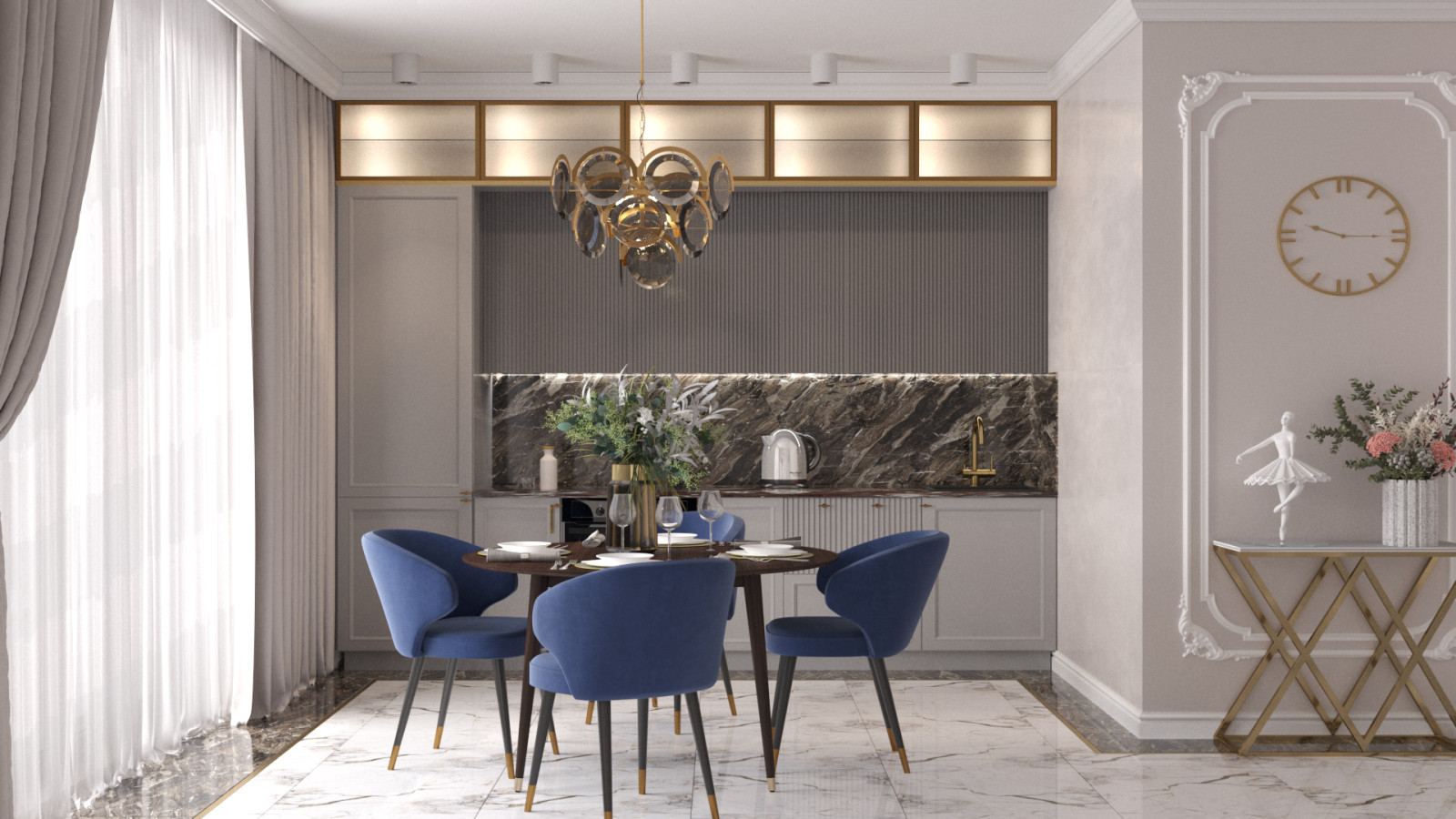 Замечательная кухня для заказчиков ЖК Гранд.