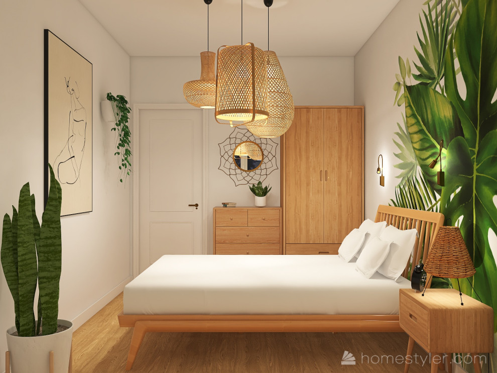 Гостевая спальня в экостиле