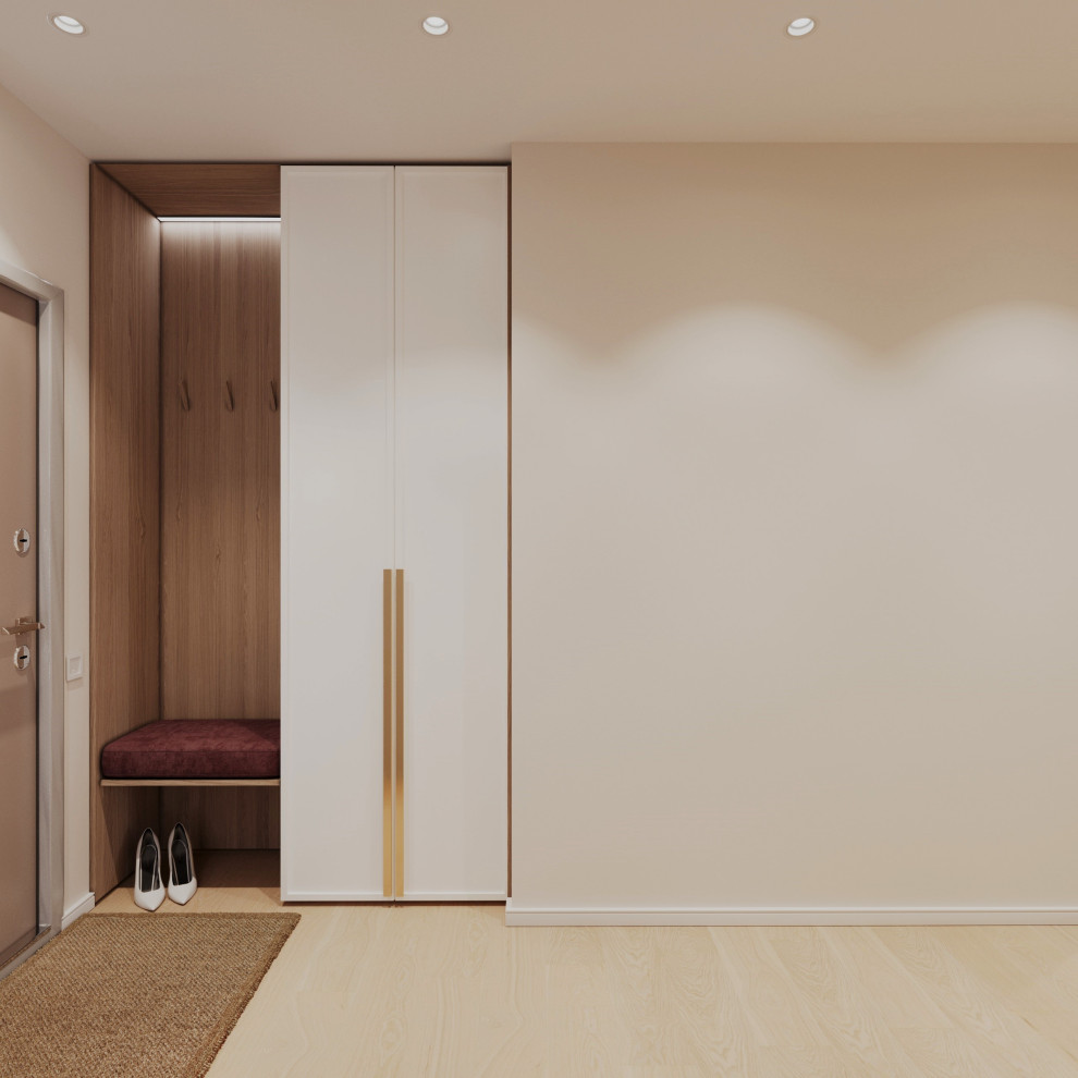 Семейная гармония: тёплый интерьер с яркими акцентами