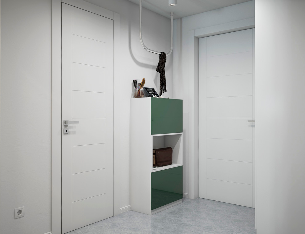 Проект однокомнатной квартиры для молодого человека.