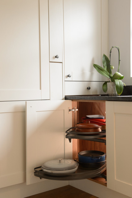 Pull out corner storage. traditional-kitchen