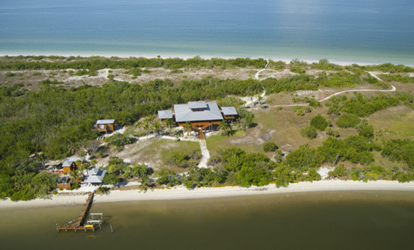 Tropical Custom Home on Keewaydin Island, FL