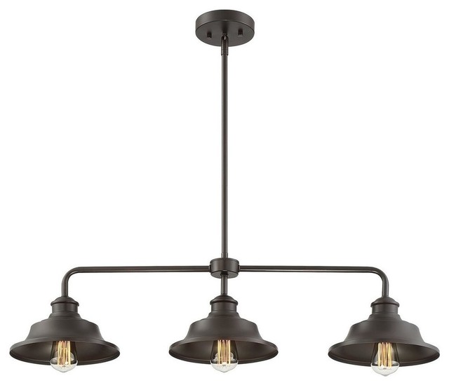 3-Light Foyer Dining Room Chandelier Light Oil Rubbed Bronze ...