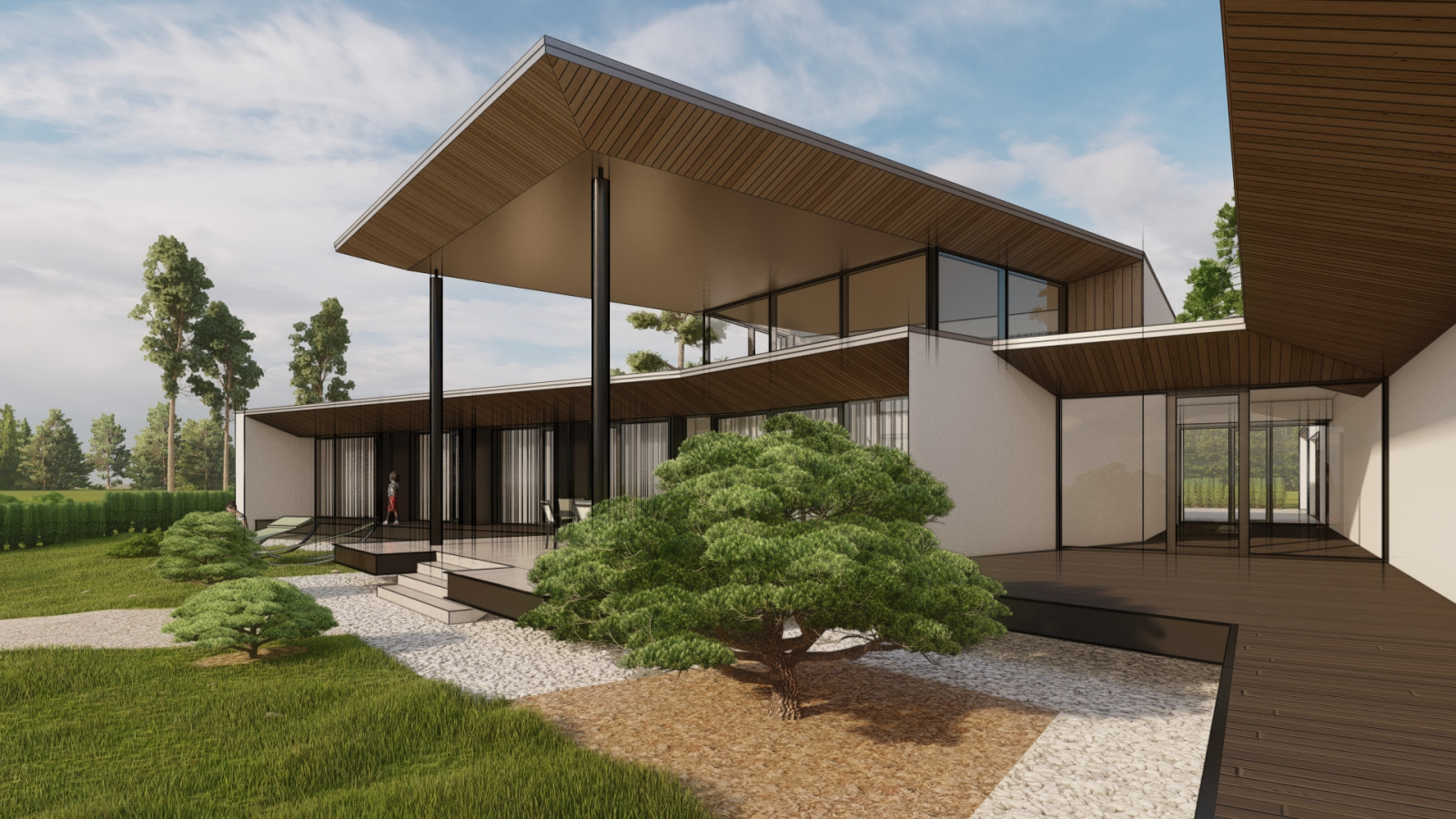 Роскошная дача на реке Мёша