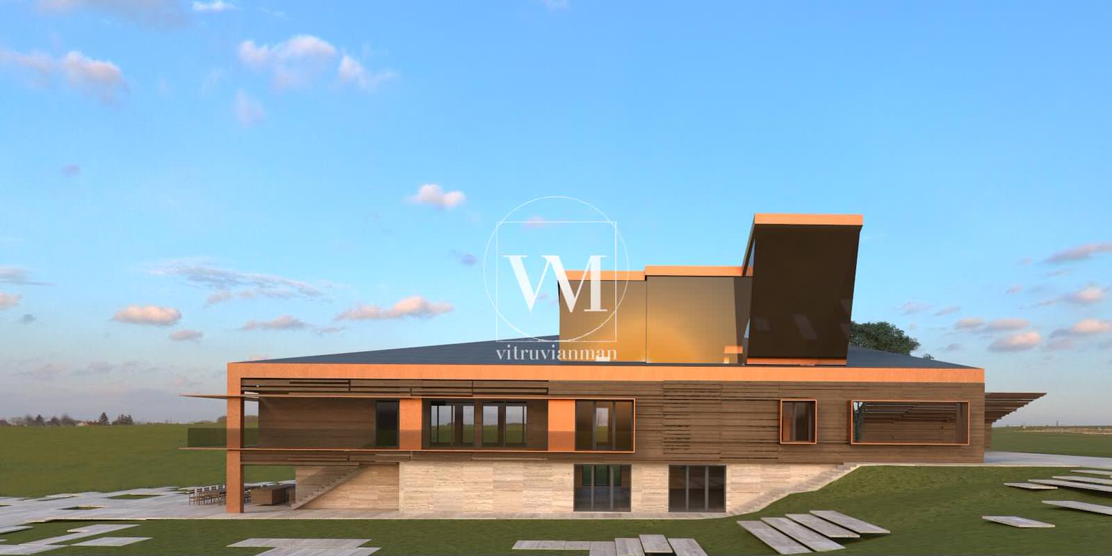 Дом в современном стиле - Архитектура дома - Проектирование дизайн строительство