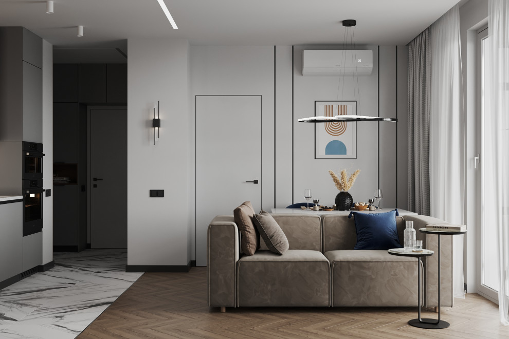 Двухкомнатная квартира для молодой пары в ЖК Черная Речка