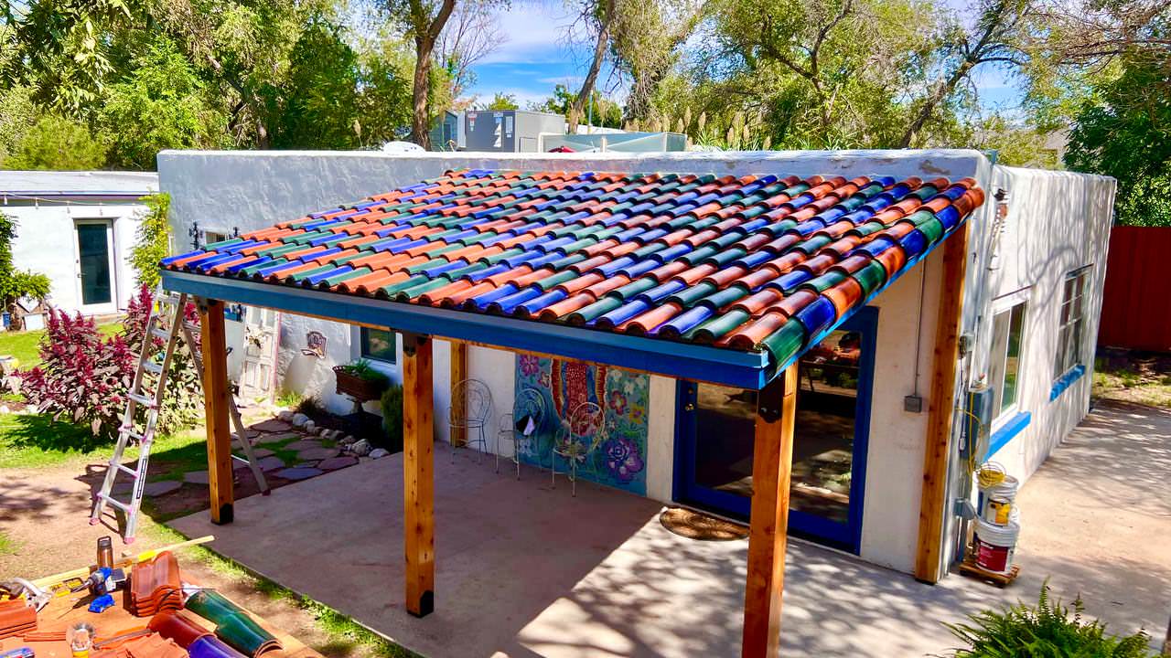 Custom Spanish Tile patio