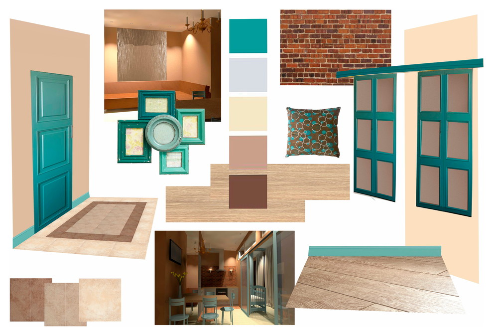 Проект однокомнатной квартиры для молодой пары