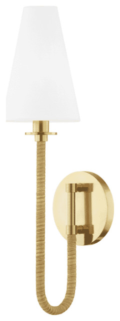 Ripley Wall Sconce in Aged Brass
