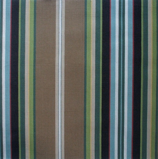 84" Shower Curtain, Unlined, Carlton Stripe Walnut Brown
