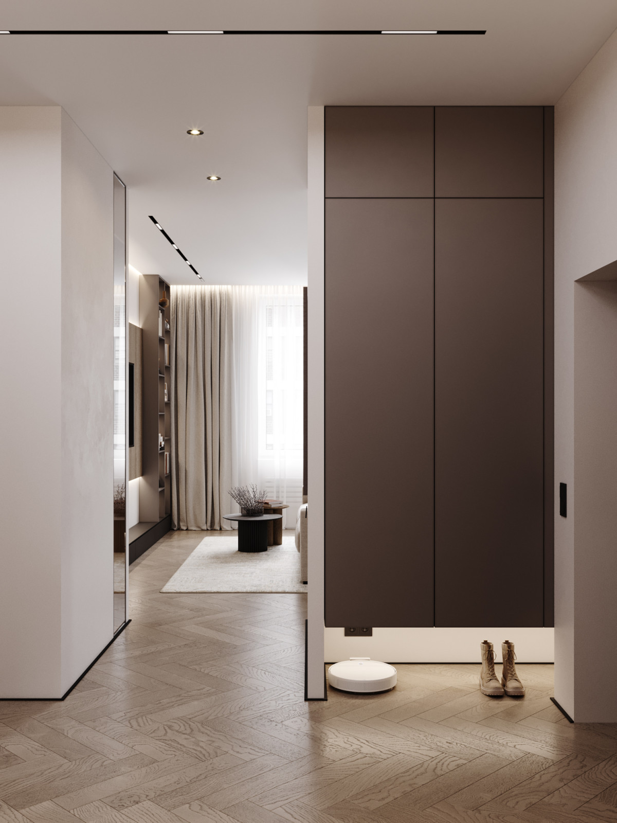 Идеальный современный интерьер в ЖК Homecity