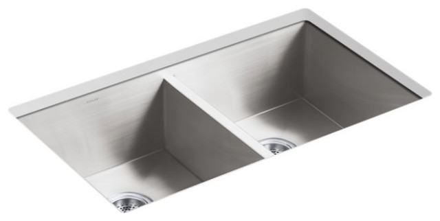 Kohler Vault 32"x18.3"x9.4" Undermount 2-Equal Kitchen Sink