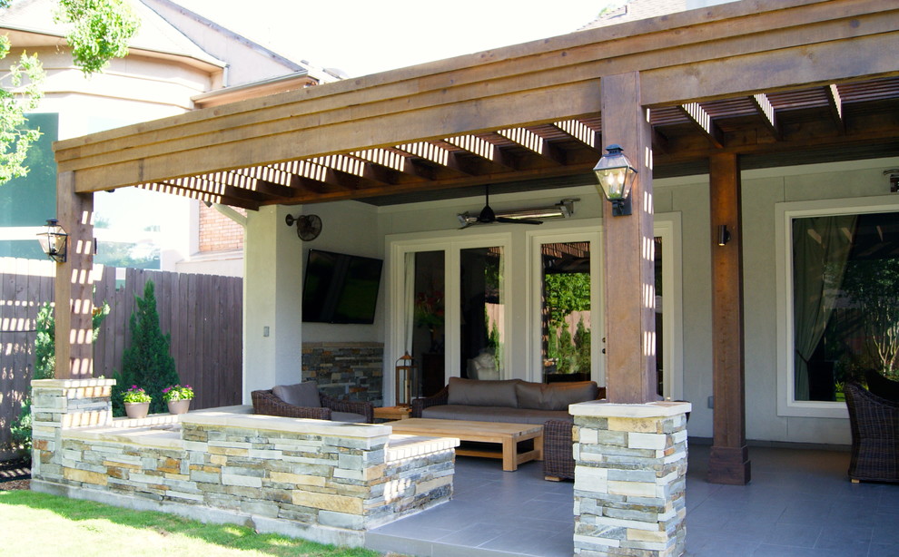 Home design - modern home design idea in Houston