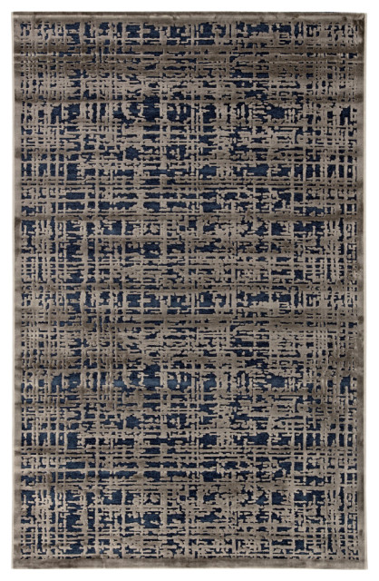 Jaipur Living Dreamy Abstract Gray/Blue Area Rug, 8'10"x11'9"