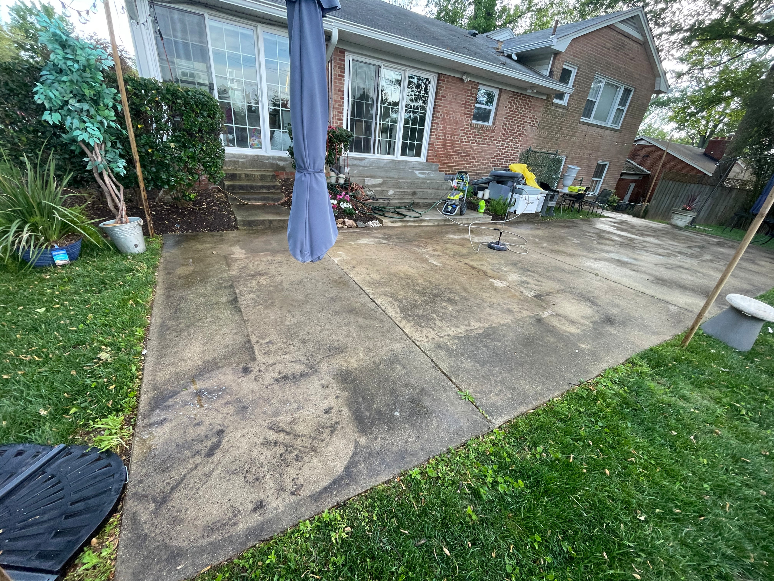 Patio powerwash