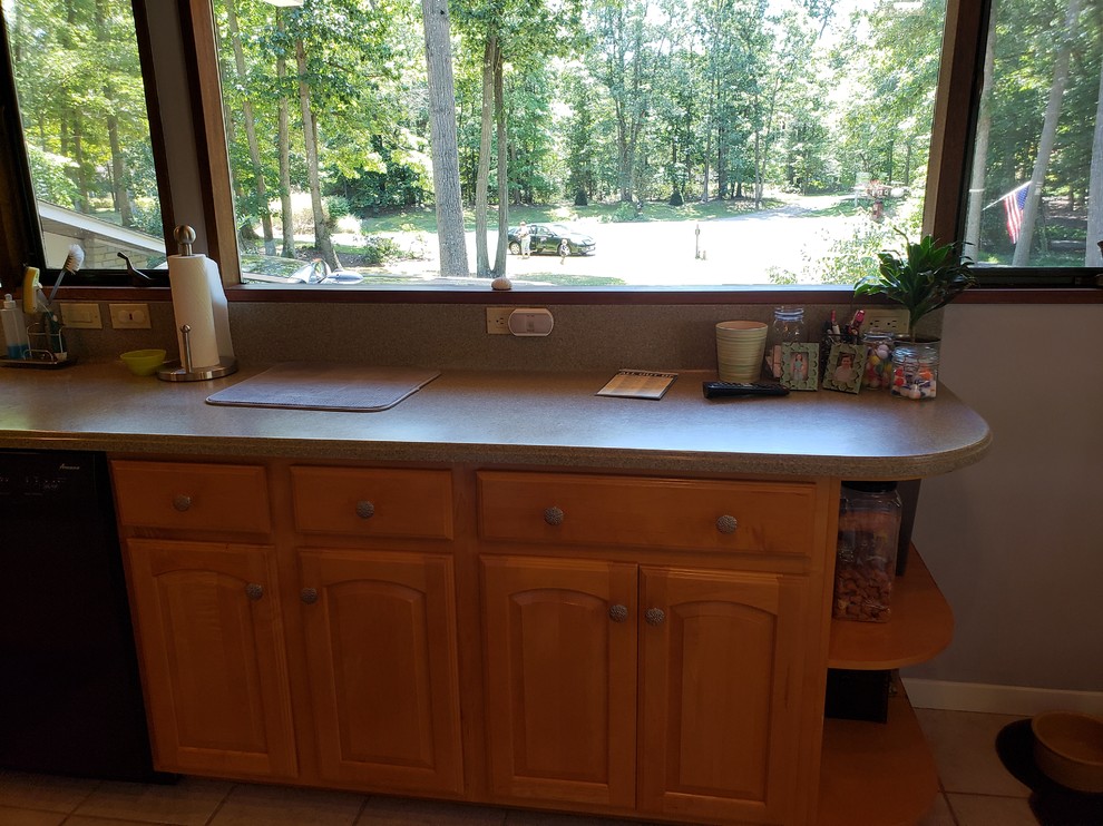 Transitional home design photo in Baltimore