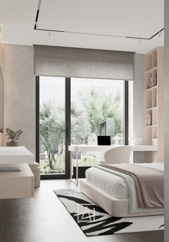 Спальня в нежных тонах