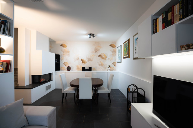 Camino e Ginko contemporary-vardagsrum