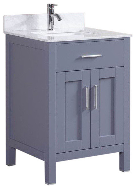 24 Bathroom Vanity With Backsplash gray 24" bathroom vanity set with marble top & backsplash 24 Bathroom Vanity With Backsplash gray 24" bathroom vanity set with marble top & backsplash