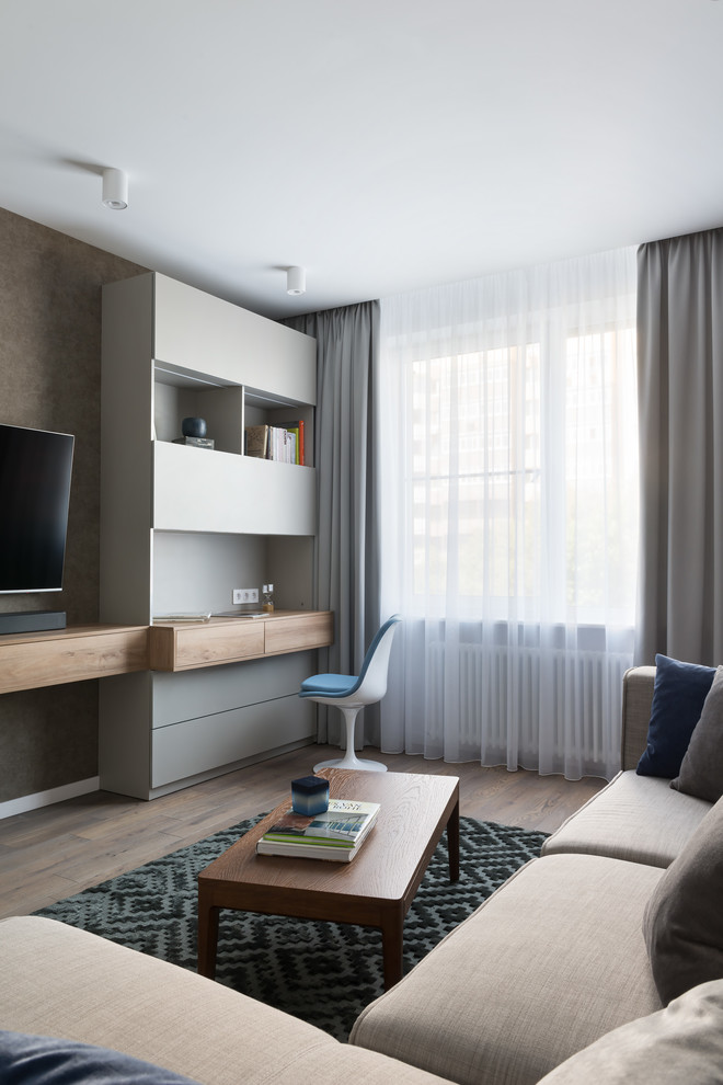 White and Wood Интерьер квртиры в ЖК "Лермонтов" в Ростов-на-Дону