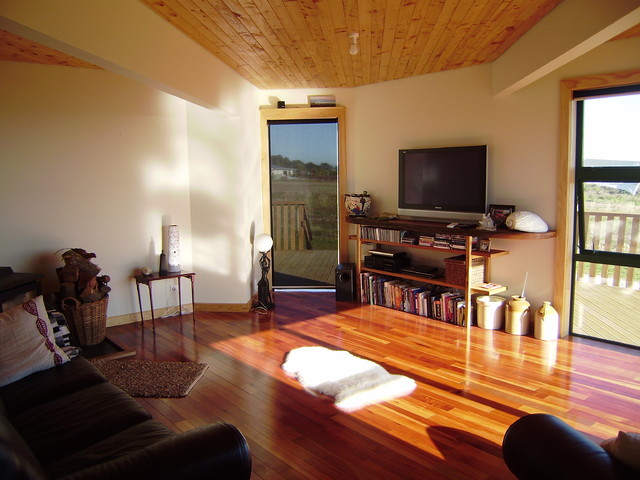 Beach House maritim-vardagsrum