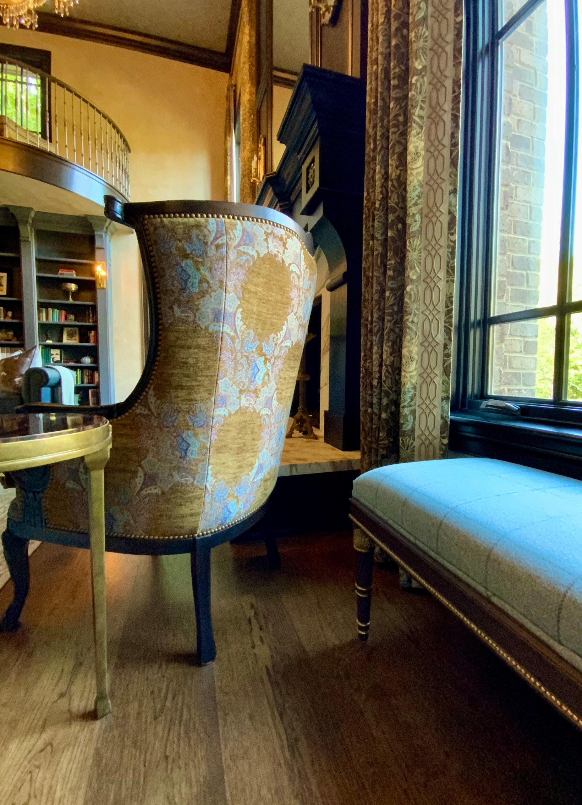 A Luxurious Two-Story Home Library