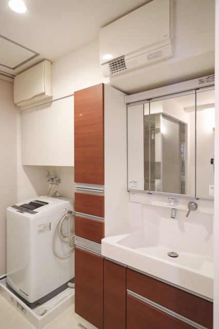 スッキリ洗面 scandinavo-bagno-di-servizio