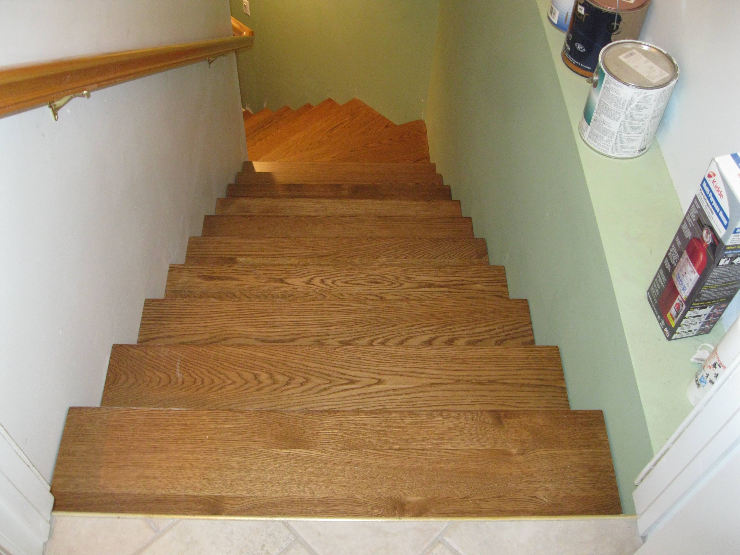 Custom oak staircase