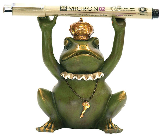 Elk Home 7 8198 Superior Frog Gatekeeper Pen Holder Contemporary