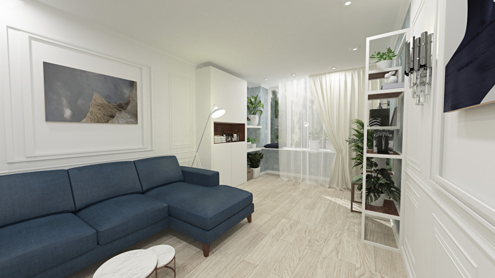 Гостиная-спальня