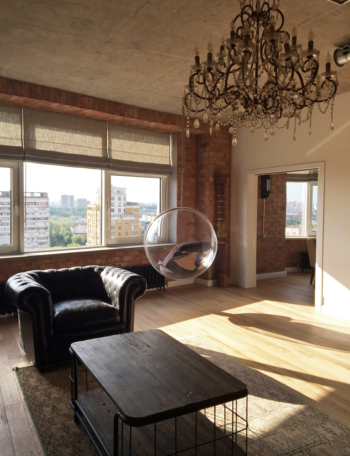 Квартира в стиле ЛОФТ в ЖК Триколор