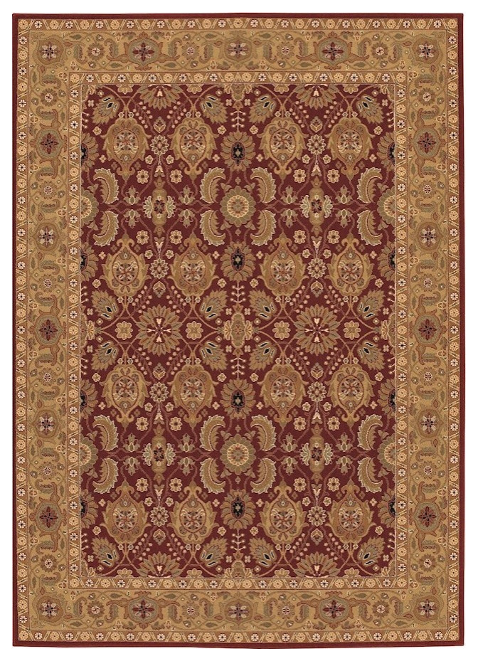 Couristan Anatolia All Over Vase Rug 6'6"x9'10" Persian Red Rug